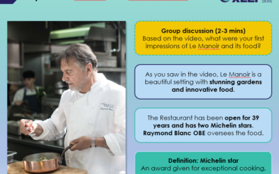 Le Manoir – Food Tech/Business/Geography lesson resource