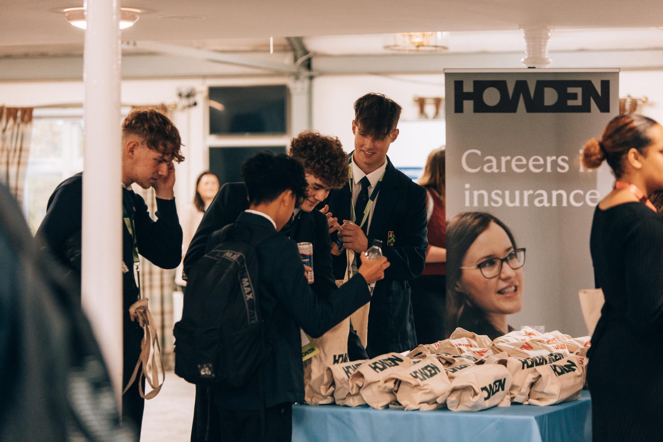 Howden Insurance at careers fair